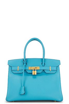 Hermes Birkin 30cm Handbag in Blue