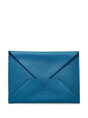 Hermès Pre-Owned 2000-2010 pre-owned Le Sens De L'Objet cardholder - Blue