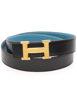 Hermès Pre-Owned 2004 pre-owned Constance reversible belt - Blue