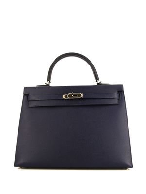 Hermès Pre-Owned 2014 pre-owned Kelly 35 2way bag - Blue
