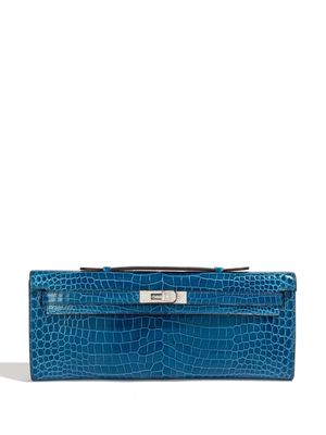Hermès Pre-Owned 2015 Kelly Cut clutch bag - Blue