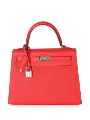 Hermès Pre-Owned 2019 pre-owned Kelly 25 Sellier two-way handbag - Red