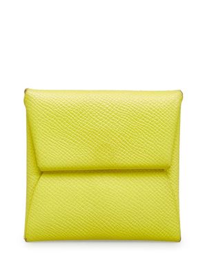 Hermès Pre-Owned 2020 Bastia coin purse - Yellow