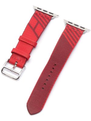 Hermès Pre-Owned 2020s Apple Watch canvas bracelet - Red