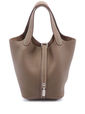 Hermès Pre-Owned 2022 Picotin Lock PM tote bag - Brown