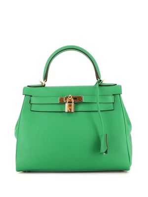 Hermès Pre-Owned 2022 pre-owned Kelly 28 two-way handbag - Green