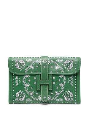 Hermès pre-owned Jige PM clutch bag - Green