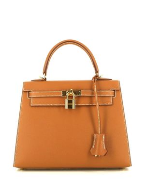 Hermès pre-owned Kelly 25 two-way bag - Brown