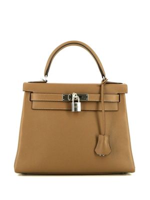 Hermès pre-owned Kelly 28 two-way bag - Brown