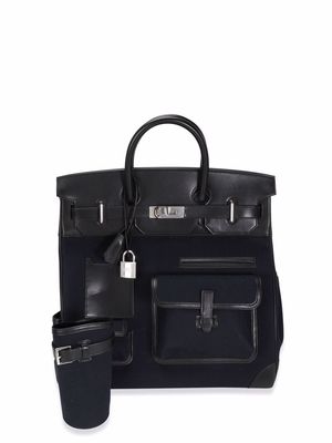 Hermès Pre-Owned pre-owned Haut à Courroies 40 handbag - Black