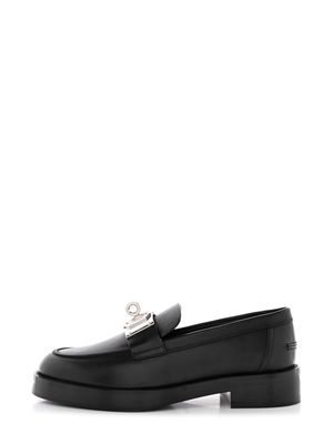 Hermès Pre-Owned pre-owned Hot leather loafers - Black