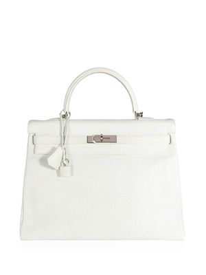 Hermès Pre-Owned pre-owned Retourné Kelly 35 handbag - White