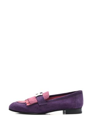 Hermès Pre-Owned pre-owned Royal suede loafers - Purple
