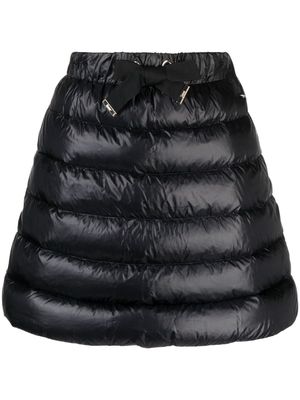 Herno A-line puffer miniskirt - Black