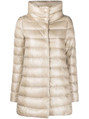 Herno Amelia padded down coat - Neutrals