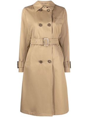 Herno belted double-breasted trench coat - Brown
