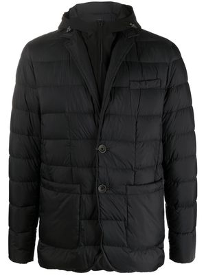 Herno button-down padded jacket - Black
