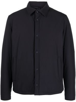 Herno button-up padded shirt jacket - Blue