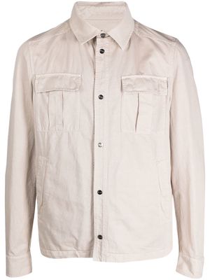 Herno chest-pockets shirt - Neutrals