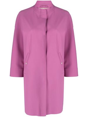 Herno concealed-fastening coat - Pink