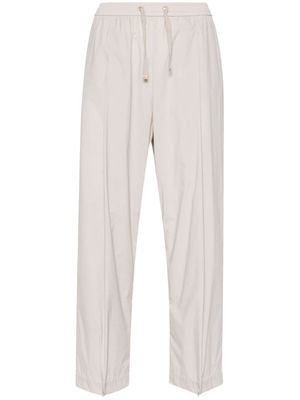 Herno dart-detailing trousers - Neutrals