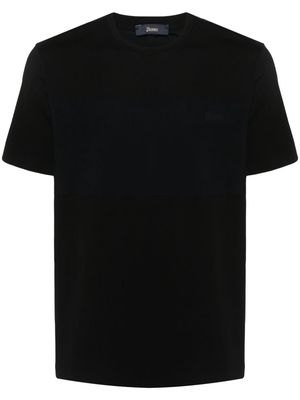 Herno debossed-logo T-shirt - Black