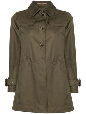 Herno Delon and Monogram trench coat - Green