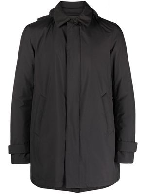 Herno detachable-hood padded jacket - Grey