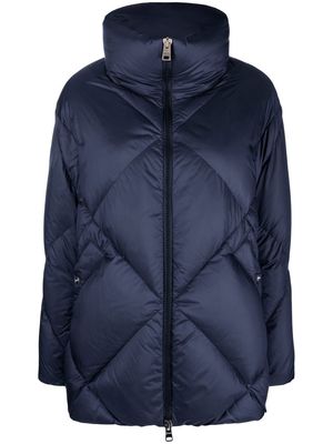 Herno diamond-quilted down jacket - Blue