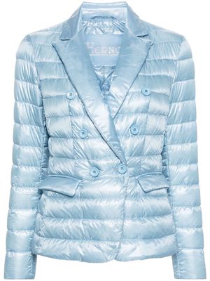 Herno double-breasted padded jacket - Blue