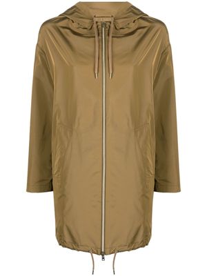 Herno drawstring-design raincoat - Brown