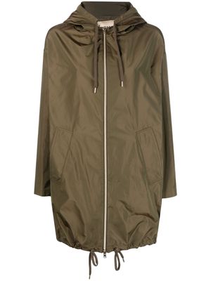 Herno drawstring-design raincoat - Green