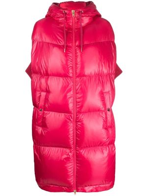 Herno drawstring-hood quilted puffer jacket - Pink