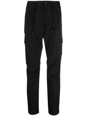Herno drawstring tapered trousers - Black