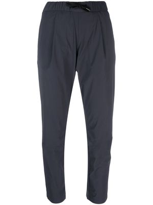 Herno drawstring-tie tapered trousers - Blue