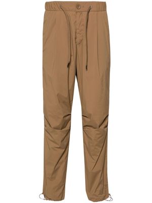 Herno drawstring-waist straight-leg trousers - Neutrals