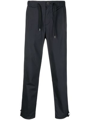 Herno drawstring-waist tapered trousers - Blue