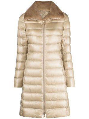 Herno Elisa quilted coat - Neutrals