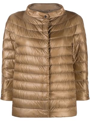 Herno Elsa quilted puffer jacket - Brown