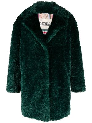 Herno faux fur coat - Green