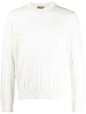 Herno fine-knit virgin wool jumper - White