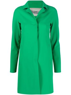 Herno First Act single-breasted coat - Green