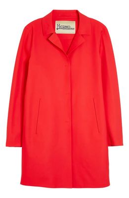 Herno First Act Stretch Jersey Coat in 6030 /Red
