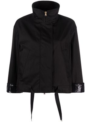 Herno funnel-neck jacket - Black