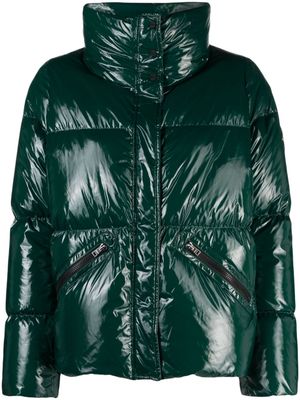Herno funnel-neck puffer jacket - Green