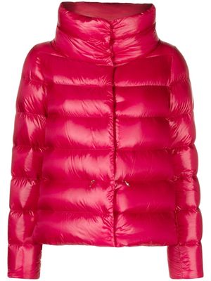Herno funnel-neck quilted padded jacket - Pink