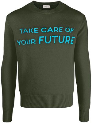 Herno Globe wool jumper - Green