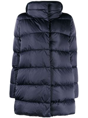 Herno high-neck padded coat - Blue