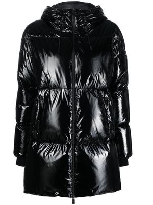 Herno high-shine puffer coat - Black