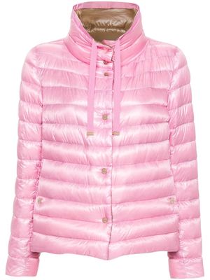 Herno high-shine puffer jacket - Pink